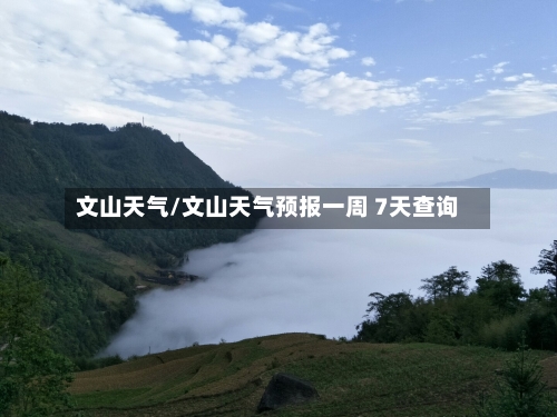 文山天气/文山天气预报一周 7天查询-第1张图片