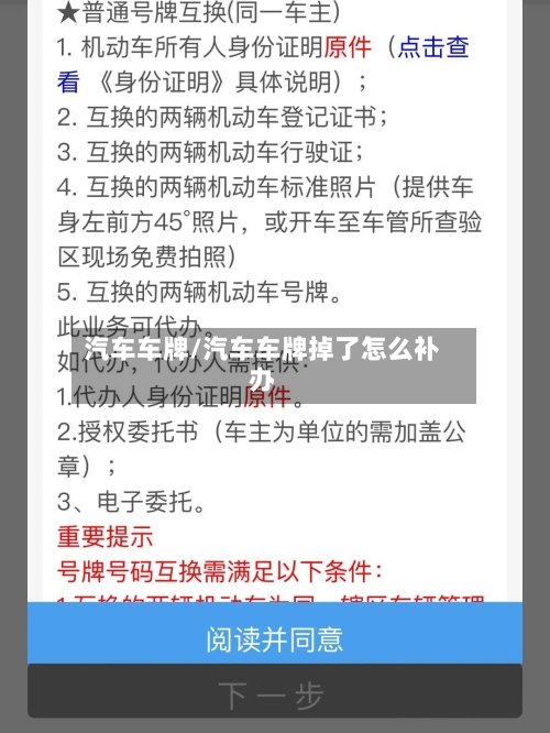 汽车车牌/汽车车牌掉了怎么补办-第1张图片
