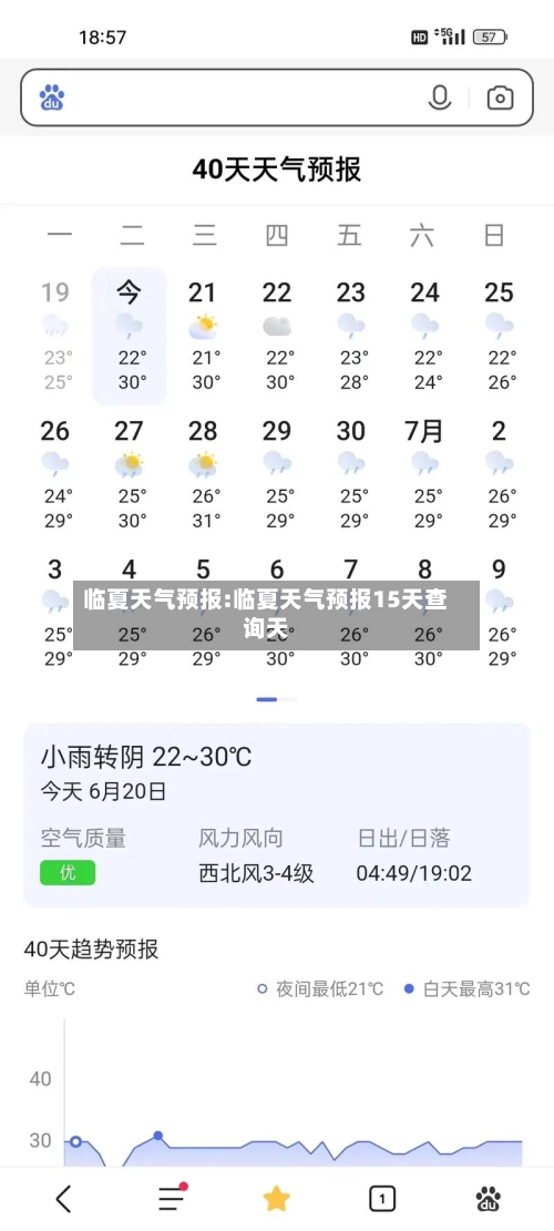 临夏天气预报:临夏天气预报15天查询天-第1张图片
