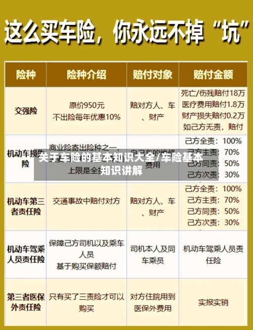 关于车险的基本知识大全/车险基本知识讲解-第1张图片