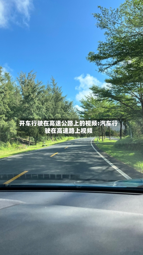 开车行驶在高速公路上的视频:汽车行驶在高速路上视频-第1张图片