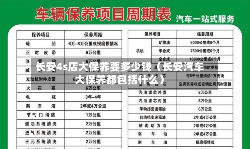 长安4s店大保养要多少钱(长安汽车大保养都包括什么)-第1张图片