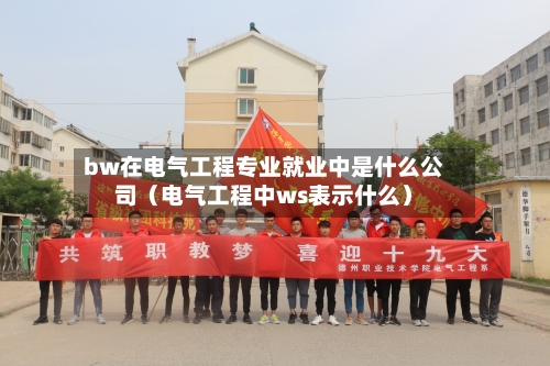 bw在电气工程专业就业中是什么公司(电气工程中ws表示什么)-第1张图片