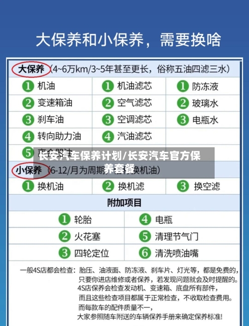 长安汽车保养计划/长安汽车官方保养套餐-第1张图片