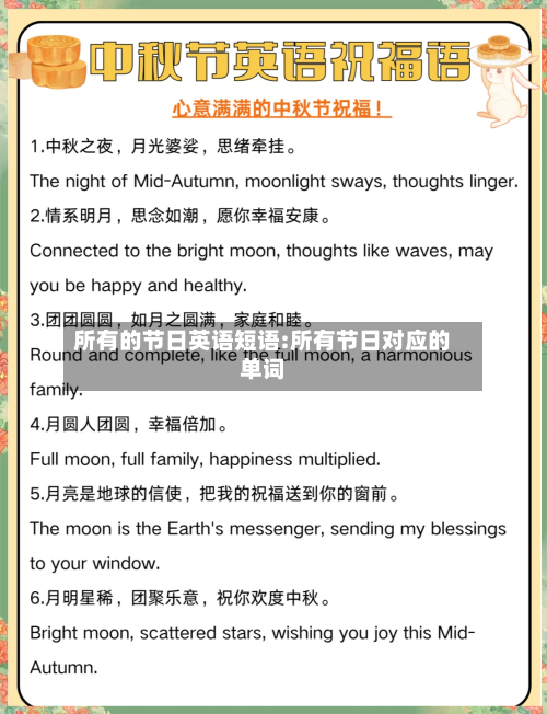 所有的节日英语短语:所有节日对应的单词-第1张图片