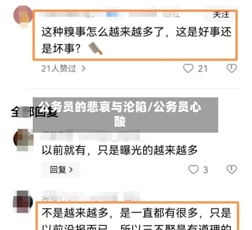 公务员的悲哀与沦陷/公务员心酸-第1张图片