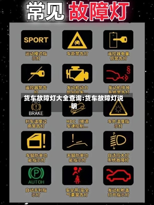 货车故障灯大全查询:货车故障灯说明-第1张图片