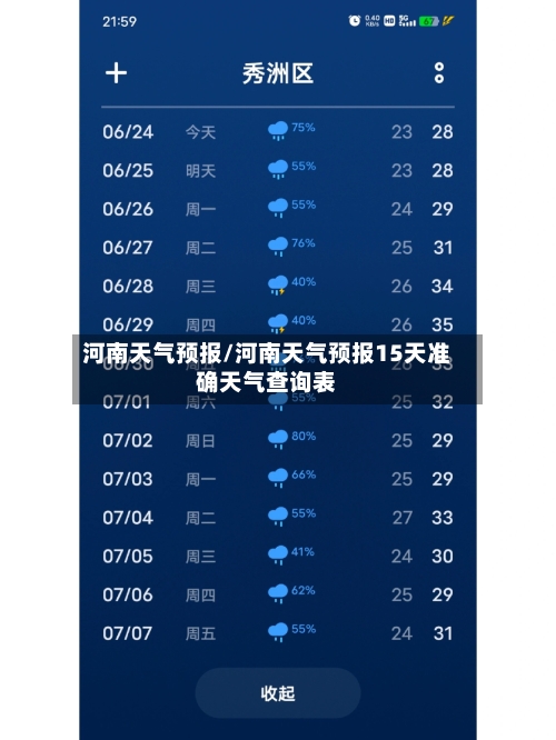 河南天气预报/河南天气预报15天准确天气查询表-第1张图片