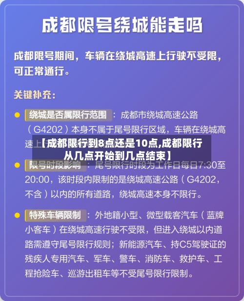 【成都限行到8点还是10点,成都限行从几点开始到几点结束】-第1张图片