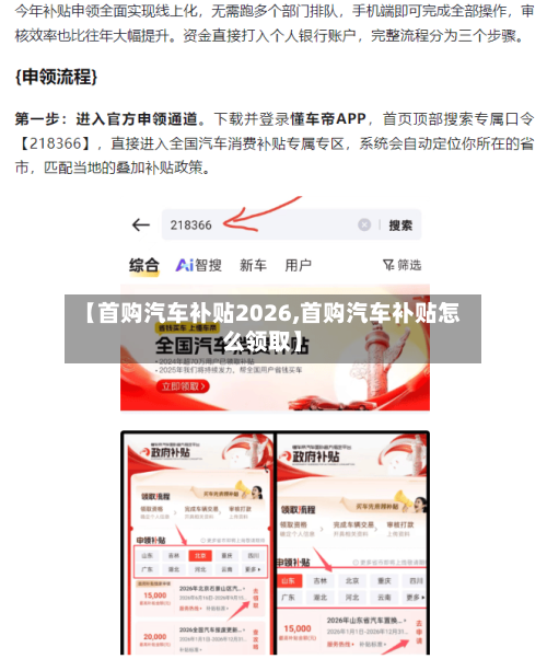 【首购汽车补贴2026,首购汽车补贴怎么领取】-第1张图片