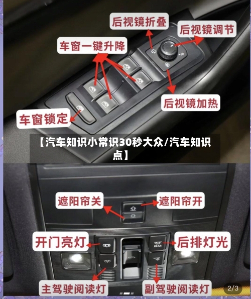 【汽车知识小常识30秒大众/汽车知识点】-第1张图片