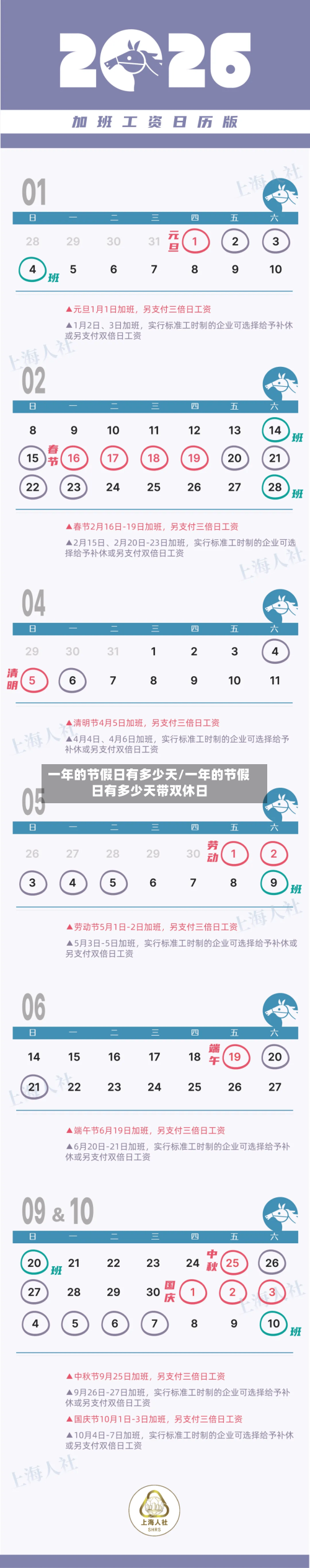 一年的节假日有多少天/一年的节假日有多少天带双休日-第1张图片