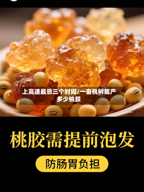 上高速最忌三个时间/一亩桃树能产多少桃胶-第1张图片