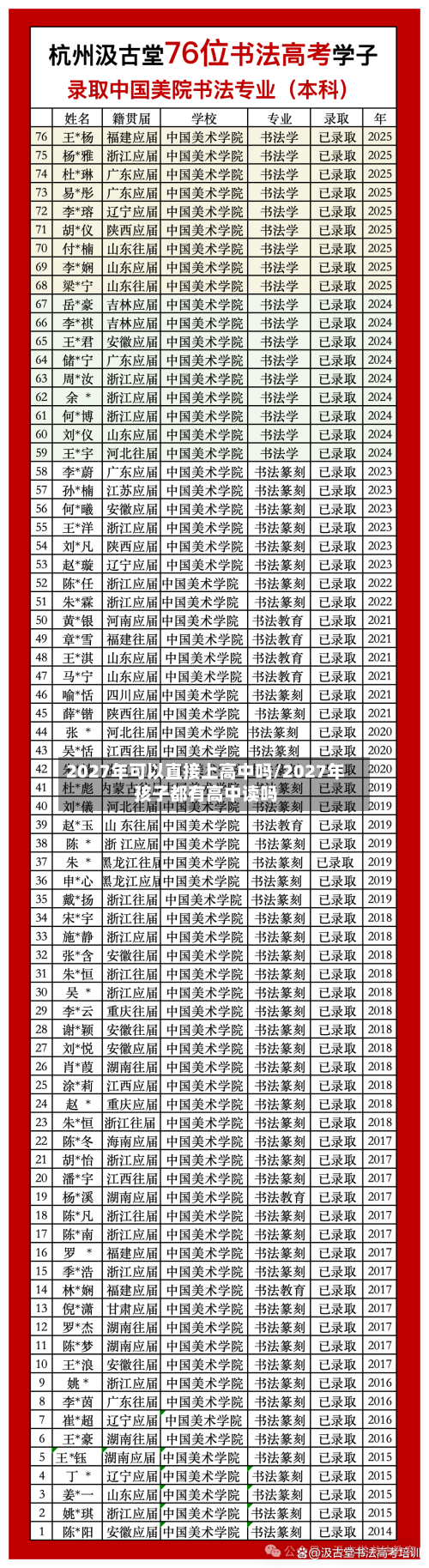 2027年可以直接上高中吗/2027年孩子都有高中读吗-第1张图片